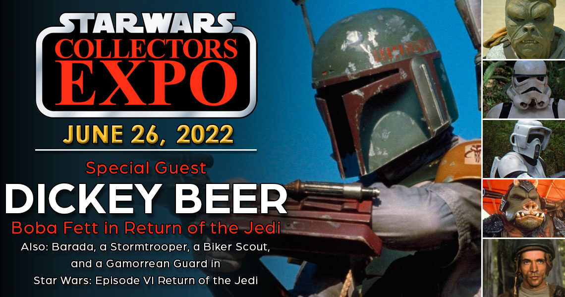 Meet Boba Fett actor Dickey Beer at Star Wars Collectors Expo 2022