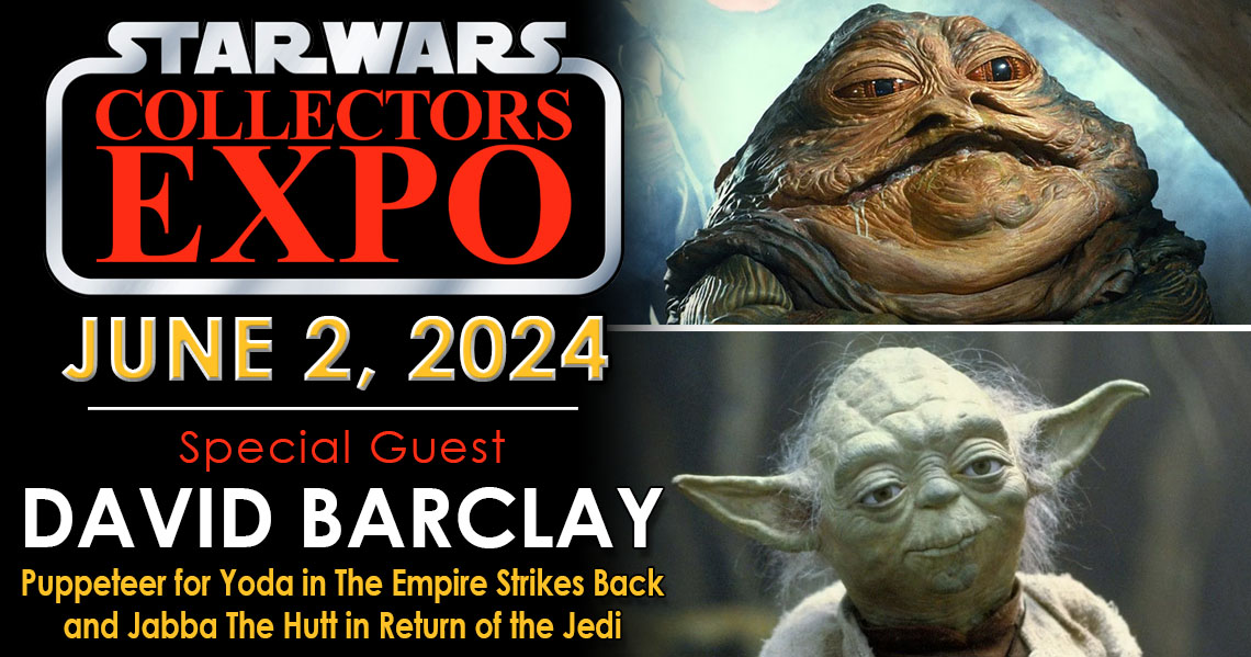 Meet Yoda and Jobba The Hutt puppeteer David Barclay at Star Wars Collectors Expo 2024