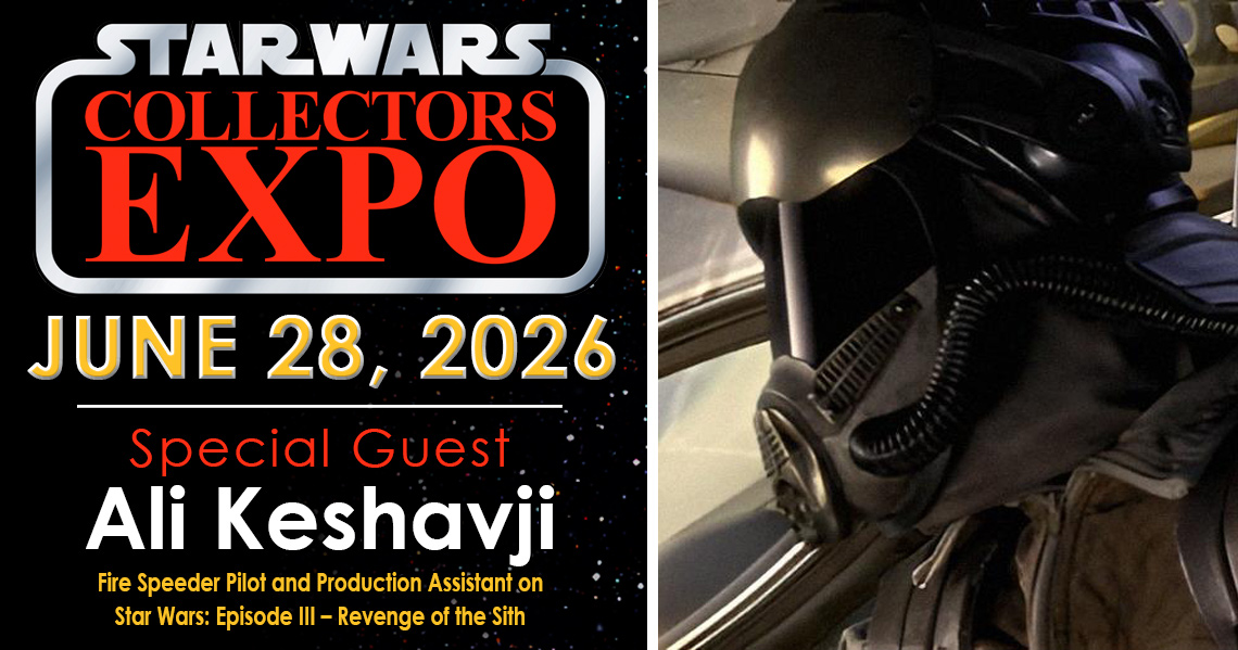 Meet Revenge of the Sith actor Ali Keshavji at Star Wars Collectors Expo 2026